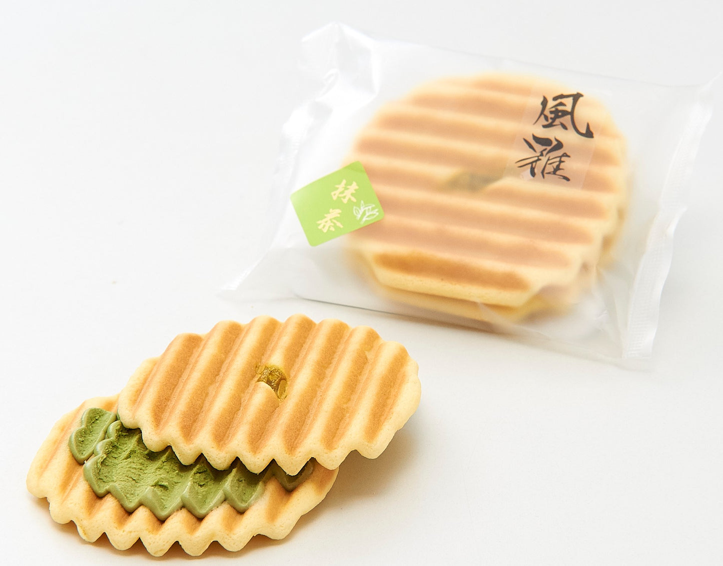 S-4風雅せんべい詰め合わせ(バニラ20・抹茶10)