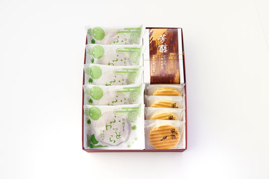 F-8芳醇詰め合わせ（風雅ﾊﾞﾆﾗ・芳醇・ふわっどら白小豆）