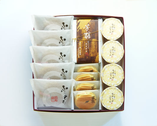 F-1芳醇詰め合わせ(風雅バニラ・芳醇・ふわっどら粒・なめらかぷりん)