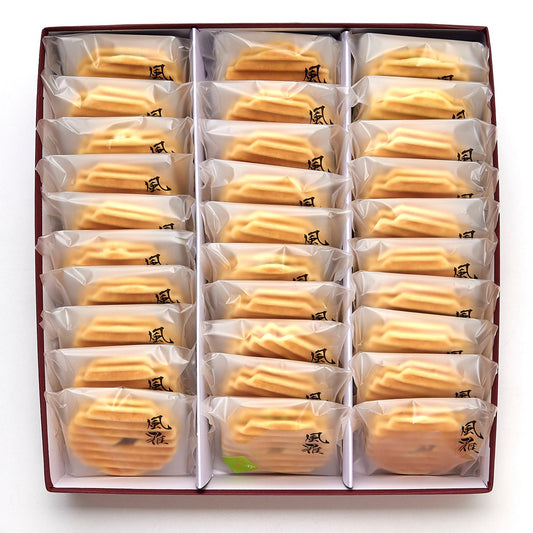 S-4風雅せんべい詰め合わせ(バニラ20・抹茶10)